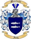 Mancinelli Family Crest from Italy