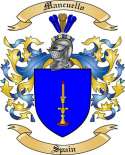 Mancuello Family Crest from Spain