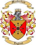 Manderfield Family Crest from England