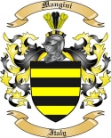 Mangini Family Crest from Italy2