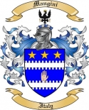 Mangini Family Crest from Italy