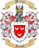 Manion Family Crest from Ireland