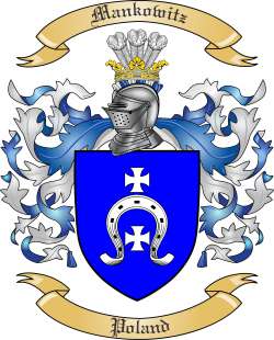 Mankowitz Family Crest from Poland