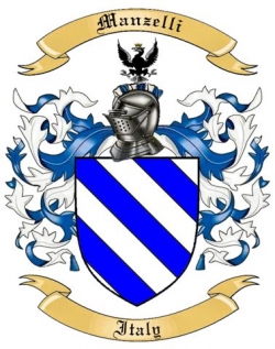 Manzelli Family Crest from Italy