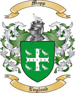 Mapp Family Crest from England