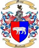 Mapp Family Crest from Scotland