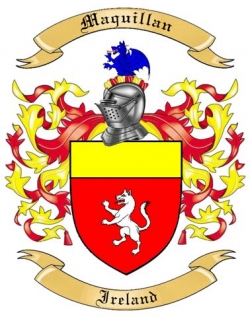 Maquillan Family Crest from Ireland