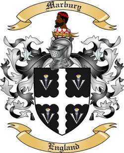 Marbury Family Crest from England