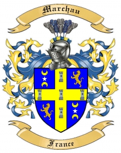 Marchau Family Crest from France