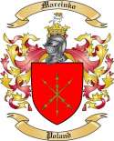 Marcinko Family Crest from Poland