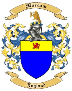 Marcum Family Crest from England