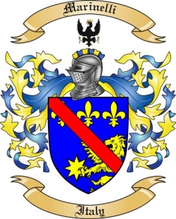 Marinelli Family Crest from Italy2