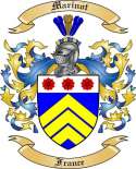 Marinot Family Crest from France