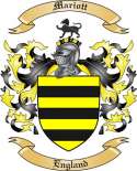Mariott Family Crest from England2