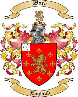 Mark Family Crest from England