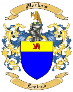 Markam Family Crest from England