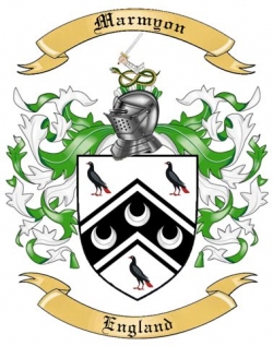 Marmyon Family Crest from England