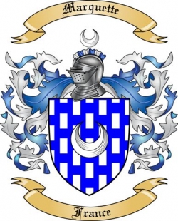 Marquette Family Crest from France