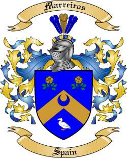 Marreiros Family Crest from Spain