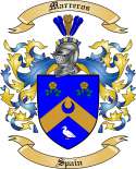 Marreros Family Crest from Spain