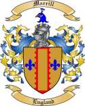 Marrill Family Crest from England