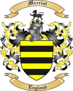 Marriot Family Crest from England2