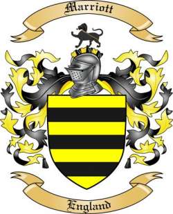 Marriott Family Crest from England2