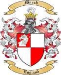 Marsh Family Crest from England