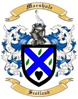 Marshale Family Crest from Scotland