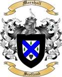 Marshall Family Crest from Scotland