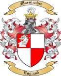 Marslender Family Crest from England