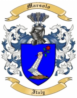Marsolo Family Crest from Italy