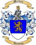 Martens Family Crest from Germany2