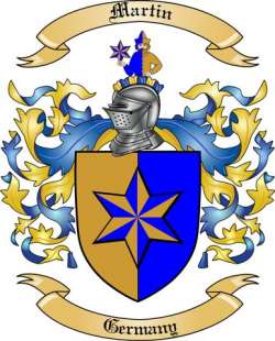 Martin Family Crest from Germany2