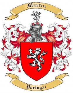 Martin Family Crest from Portugal