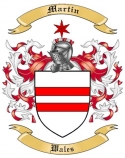 Martin Family Crest from Wales