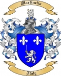Martinello Family Crest from Italy