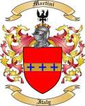 Martini Family Crest from Italy