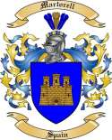 Martorell Family Crest from Spain