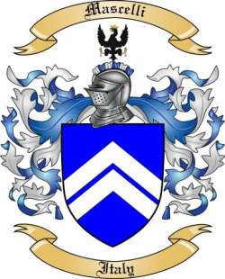 Mascelli Family Crest from Italy