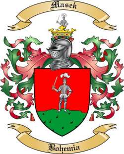 Masek Family Crest from Bohemia