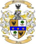 Massanelli Family Crest from Italy