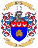 Masse Family Crest from France