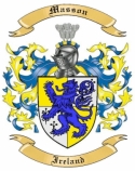 Masson Family Crest from Ireland