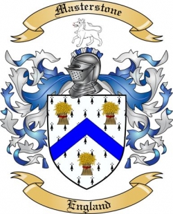 Masterstone Family Crest from England