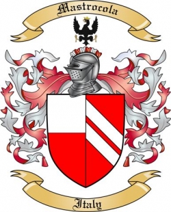Mastrocola Family Crest from Italy