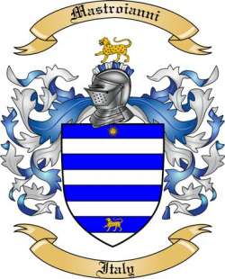 Mastroianni Family Crest from Italy