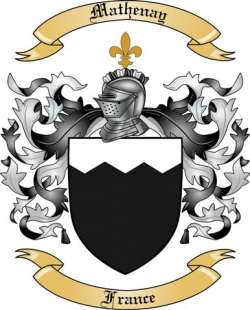 Mathenay Family Crest from France2