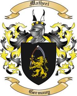 Matheri Family Crest from Germany