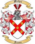Mathes Family Crest from France